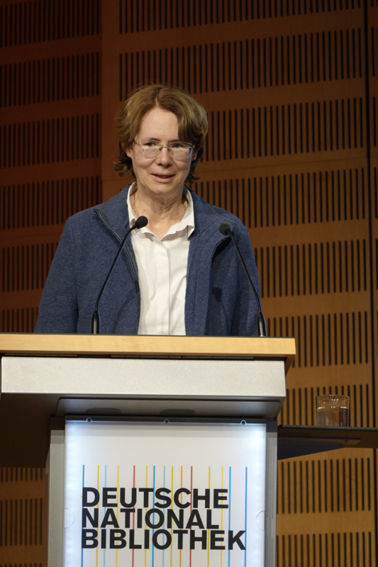Vorstellung von Shida Bazyar: Gisela Holfter, Literaturwissenschaftlerin (Foto: ME)