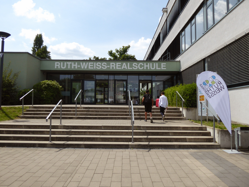 Eingang Ruth-Weiss-Realschule, Aschaffenburg